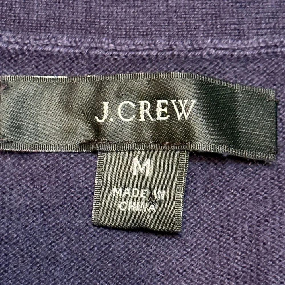 J. Crew Blue and Pink Cardigan Sweater size M